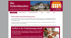 Desktop Screenshot of das-eichenhaeuschen.de
