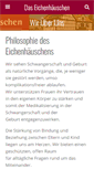 Mobile Screenshot of das-eichenhaeuschen.de